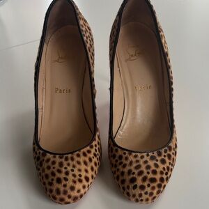 Christian Louboutin Leopard Print Heels